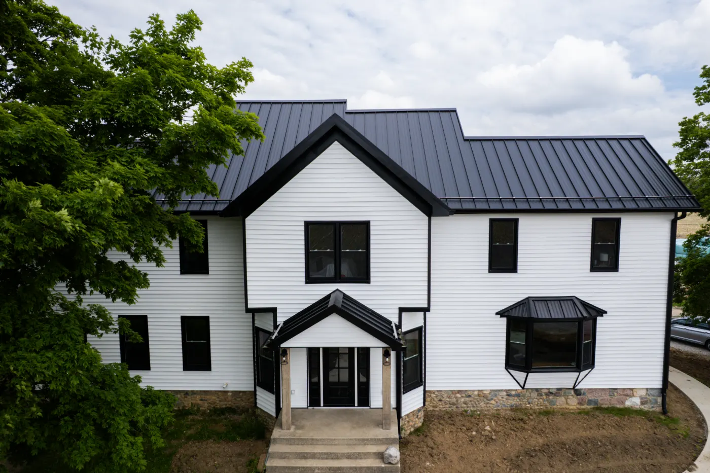 Storm-damaged siding documented in Viking Meadows